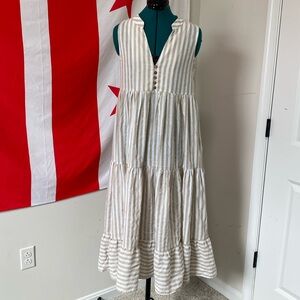 Petal & Pup Striped Maxi Dress
